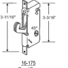 Round Face Mortise Lock For Patio Doors 16-175 - Image 4