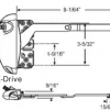 Roto Split Arm Operator 36-511 X-Drive  For Vinyl Windows - Image 2