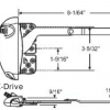 Roto Split Arm 36-508 Inverted X-Drive Operator For Vinyl Windows - Image 3