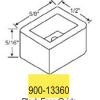 SWS Square Face Guide 900-13360 Black 5/8" x 1/2" - Image 2