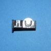Sun-Air Window Roller 52-517 Black 1 1/8" x 11/16"  Flat 1/2" Wheel - Image 3