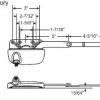 Truth Ellipse Style Split Arm Operator 36-410 White - Image 4