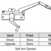 Andersen Split Arm Operator 750-1361316 Stone - Image 2
