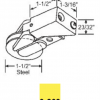 Keller / Air Control Patio Door Roller Assembly 9-268 Steel Wheel 1 1/2" - Image 2