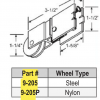Peachtree Patio Door Roller 9-205 Steel 1 1/4" Wheel - Image 3