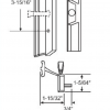 White Patio Door Keyed Handle Kit 900-21409 - Image 2