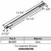 Dorchester 13 3/4" Casement Window Track 38-51ST - Image 2