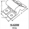 PGT Patio Door Bumper 16-620W 2" X 1 11/64" - Image 2