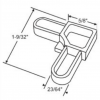 Phillips Small Screen Corner 900-21783 White,Black or Gray 1 9/32" Overall - Image 2