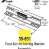 Roto Face Mount Awning Bracket 39-691 - Image 2