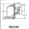 Ashland Vent Lock 900-21461 White 1 5/8" x 3/8" - Image 2