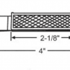 Bright Zinc Die Cast 900-13501 Set Finger Latch - Image 2