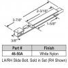 Nylon Slide Bolt Set 46-50A Measures 3 7/8" x 3/8" - Image 2