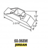 Jordan Sash Cam 60-968 White 2 5/16" x 5/8" - Image 2
