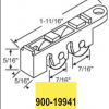Window Roller 900-19941 Double Brass Wheels 1 11/16" - Image 2