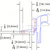 Commercial Project Out Handle 166-014 shown handle or  Opposite - Image 2