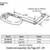 Truth Split Ellipse Style Arm Operator 36-395-3 White - Image 2