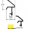 Norco / Jeld-Wen Leaf Weatherseal 6' Ft Length 63-327BZ Bronze - Image 2