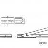 Roto Washability Hinge 28R-10-1 Powder coated steel 10" - Image 2