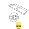 Tilt Release 85-760 White 2" x 7/8" - Image 3