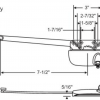 Truth Ellipse Style 36-216 Bronze 7/12" Arm - Image 2