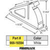 Fiberlux Vent Stop 900-16594 White 1 5/32" x 9/32" - Image 2