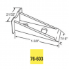 Top Sash Guide 76-603 White 21/32" x 1 3/8" x 7/16" - Image 3