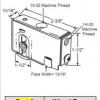 Patio Door 9-350 Roller 2 3/8" x 11/16" x 1 1/2" Steel Wheel 1 1/2" - Image 3