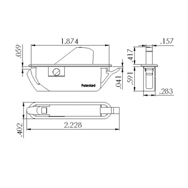 1Pair of White AutoReset Child Safety Fall Prevention Devices WOCD