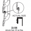 Jalousie Seal 36' Per Bag 33-106 - Image 2